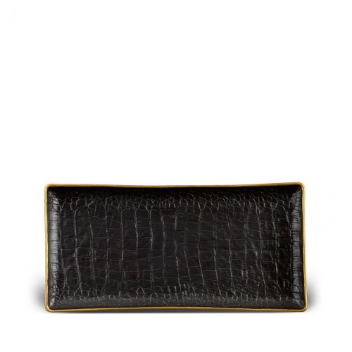 Поднос L'Objet Crocodile 30х15