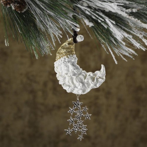 Ялинкова іграшка Michael Aram Ornaments санта на місяці В15