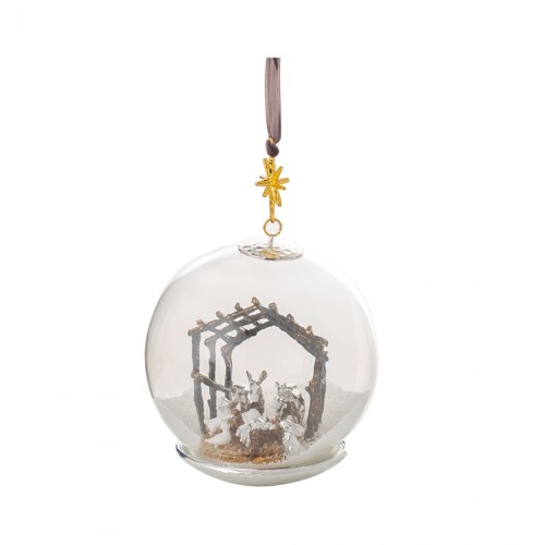 Новорічна кулька Michael Aram Ornaments Вертеп у кулі