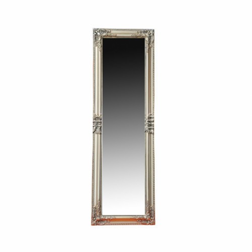 Зеркало напольное ZELENA в деревянной раме серебряное 40х160