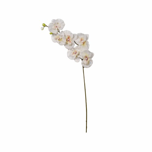 Штучні квіти ZELENA Фаленопсис засніжений білий В75