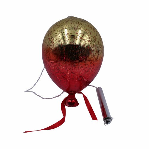 Статуетка ZELENA світиться Повітряна куля райдужна червона LED В20
