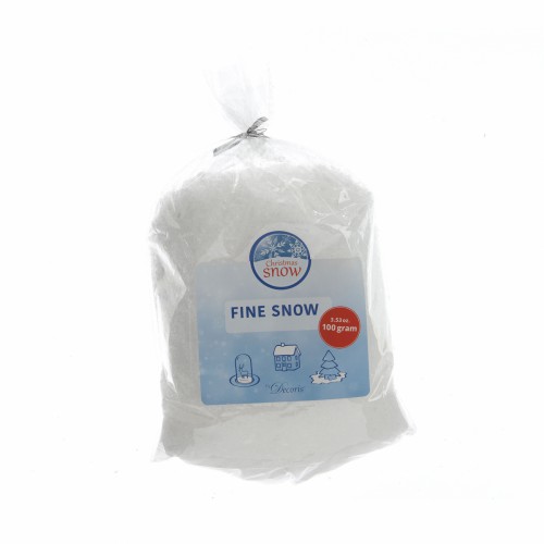 Искусственный снег ZELENA в пакете белый 100г
