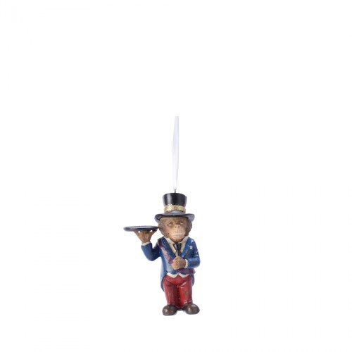 Елочная игрушка ZELENA Обезьянка В11