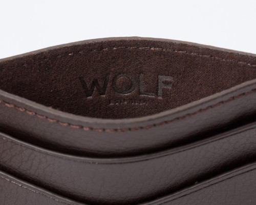 Холдер для кредитных карт WOLF Blake 10х8 коричневый