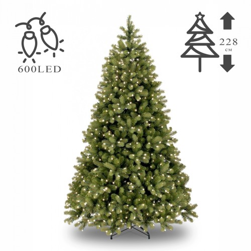 Штучна ялинка ZELENA Бейберрі PC 600 White LED В228