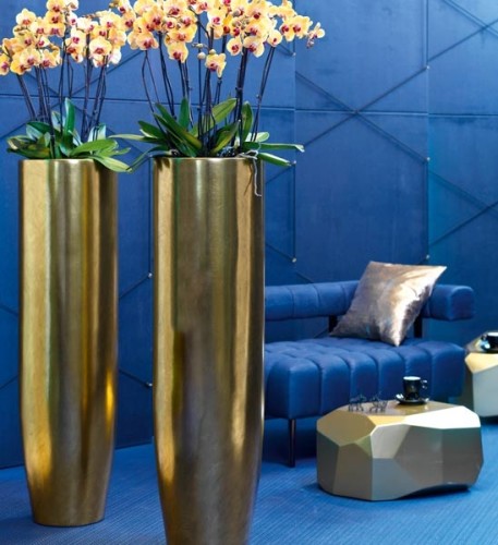 Горщик для квітів Fleur Ami полімерний Пандора золотий В125