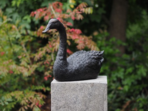 Бронзовая статуэтка ZELENA Лебедь В34