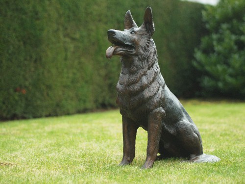 Бронзовая статуя ZELENA Собака В75