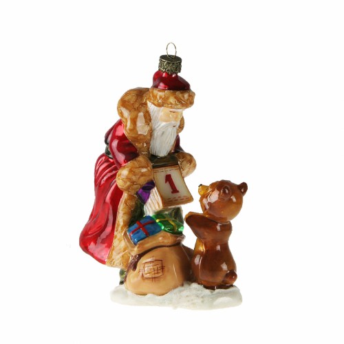 Ялинкова іграшка Komozja Санта з календарем