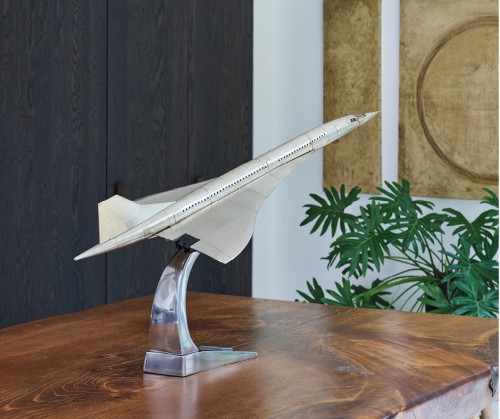 Authentic Models Sky Статуетка металева Літак Concorde срібний