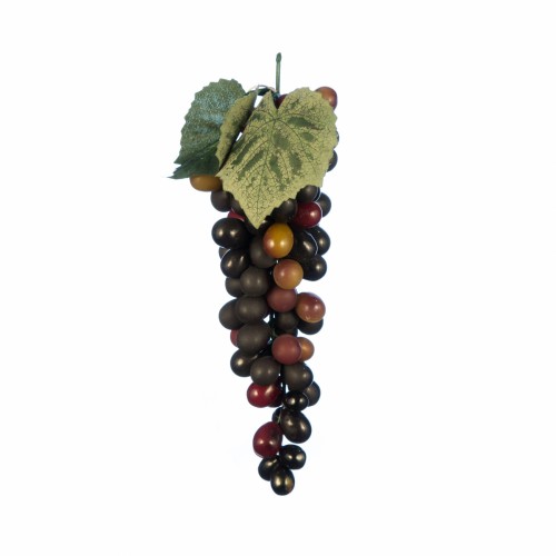 Искусственные фрукты ZELENA Гроздь винограда дамские пальчики синяя Д25