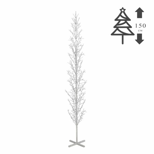 Креативная елка ZELENA Дерево серебряное В150