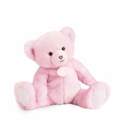 Плюшевий ведмедик Doudou Les Ours рожевий В37