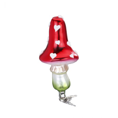 Елочная игрушка Inge Glas Мухомор волшебный В9