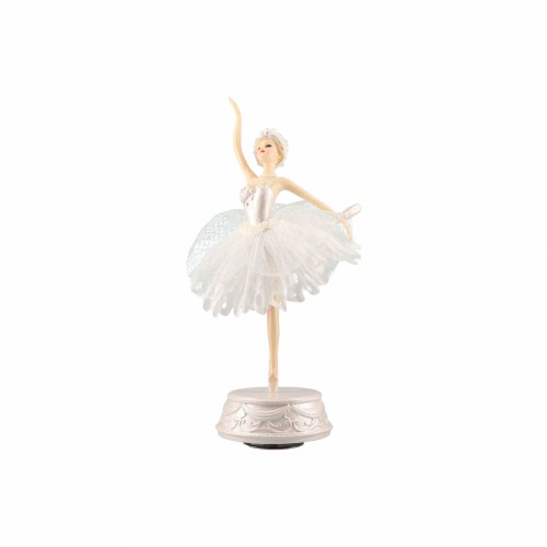 Музыкальная шкатулка ZELENA Балерина в серебряном В30