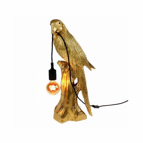 Настільна лампа ZELENA Папуга золота В61