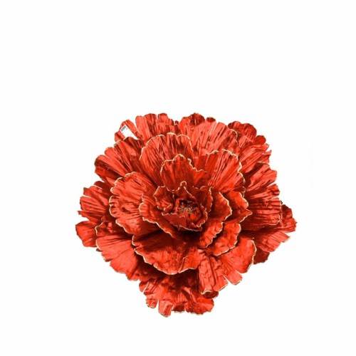 Искусственные цветы ZELENA Пион красный Д180