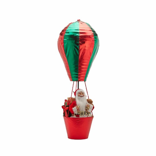 EDG Новогодняя мягкая игрушка Санта на воздушном шаре В110