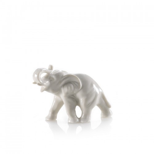 Фарфоровая статуэтка Villari Слон белый В7