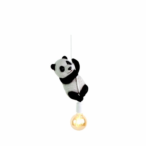 Люстра ZELENA креативна Панда на лампочці В25