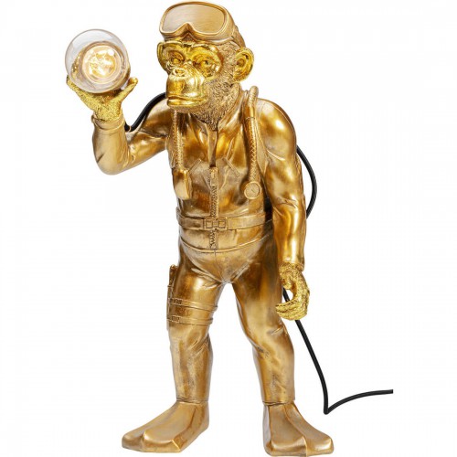 Настільна лампа ZELENA Мавпа дайвер золота В50
