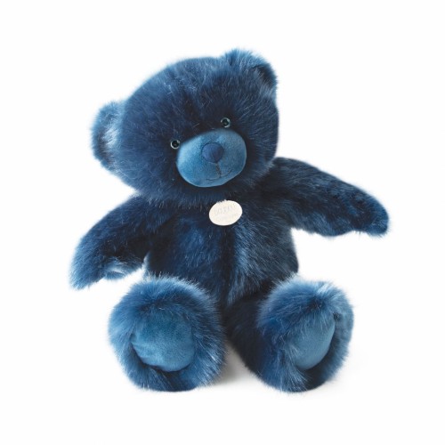 Плюшевий ведмедик Doudou Les Ours темно-синій В40