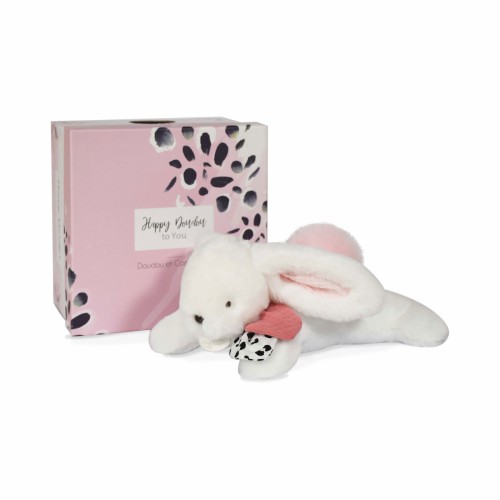 Мягкая игрушка Кролик Doudou розовый В25