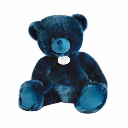 Плюшевий ведмедик Doudou Les Ours темно-синій В80