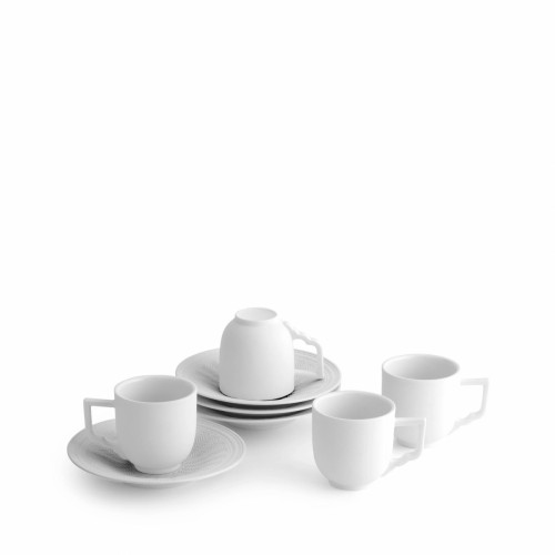 Порцелянові чашки із блюдцем Michael Aram Palace для кави 100мл х4