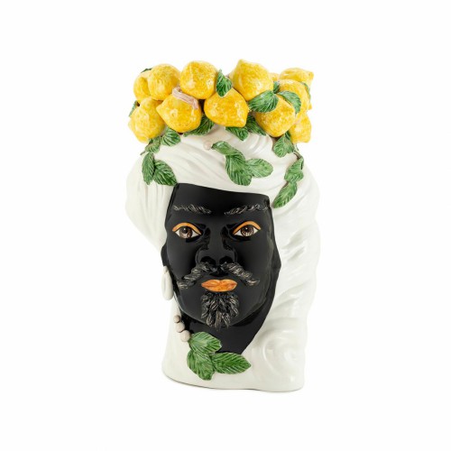 Ваза керамічна Abhika Моро Чоловік з лимонами В45