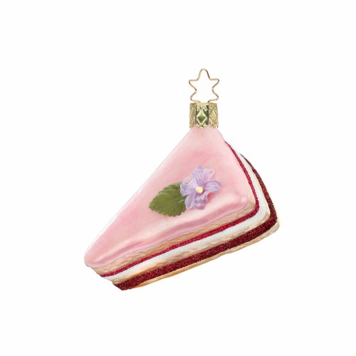 Ялинкова іграшка Inge Glas Рожевий торт В8