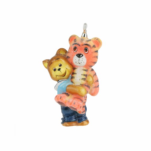 Елочная игрушка Komozja Мишка с тигрушей