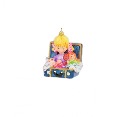 Елочная игрушка Komozja Маленькая модница