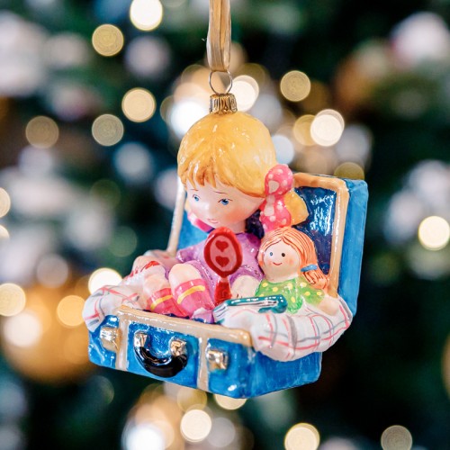 Елочная игрушка Komozja Маленькая модница