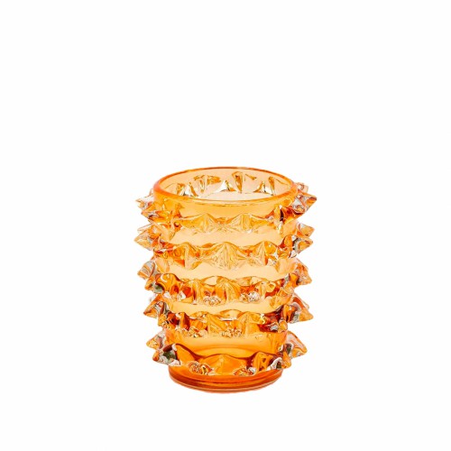 Стеклянная ваза EDG PUNTE янтарная В23