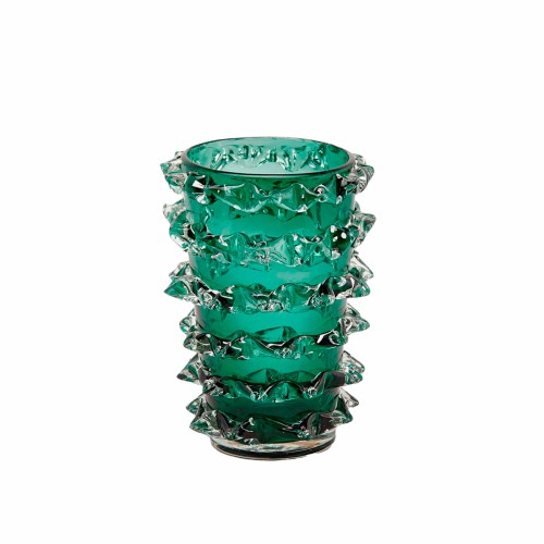 Стеклянная ваза EDG PUNTE зеленая В28