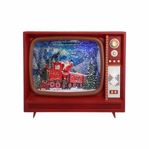 Снежный шар ZELENA Телевизор LED В21