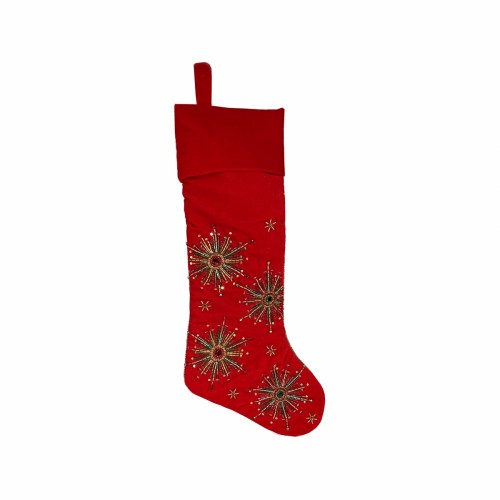 Новорічна шкарпетка ZELENA Infingo червона