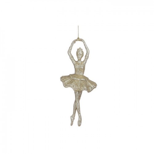 Ялинкова іграшка ZELENA Балерина золота В16