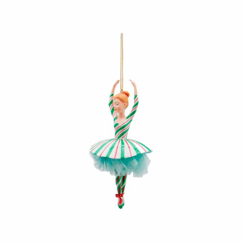 Елочная игрушка EDG новогодняя балерина тиффани