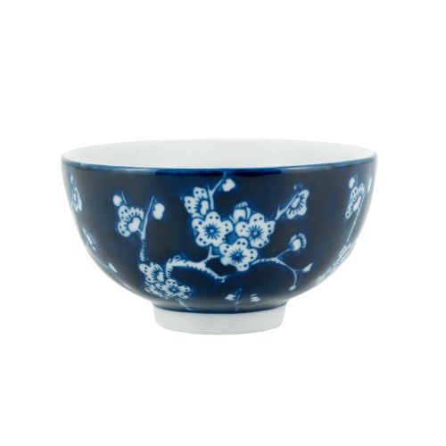 Керамическая чаша Abhika Шинуазри Blossom синяя В7