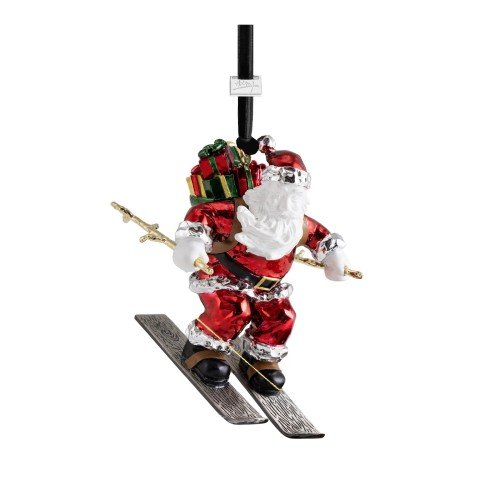 Елочная игрушка Michael Aram Санта на лыжах