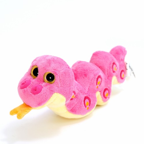 Мягкая игрушка ZELENA Змея розовая В22