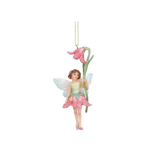 Ялинкова іграшка Gisela Graham Фея з квіткою дзвоник