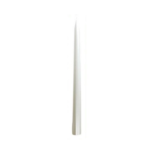 Свічка конус LF Colorama 2,2 х29 білий перламутр