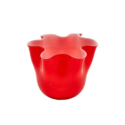 Стеклянная ваза EDG DRAPPO красная В18