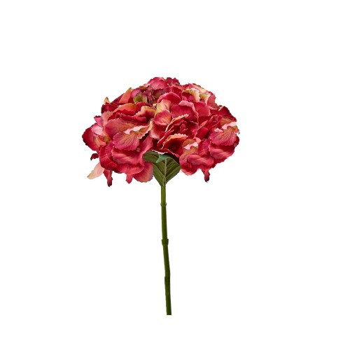 Искусственные цветы EDG Гортензия бордовая В45
