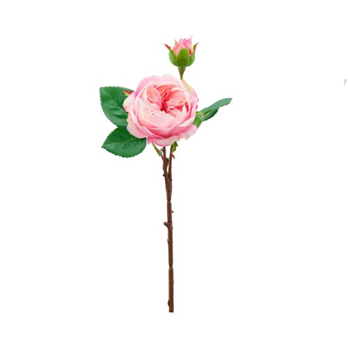 Искусственные цветы EDG Роза розовая В43