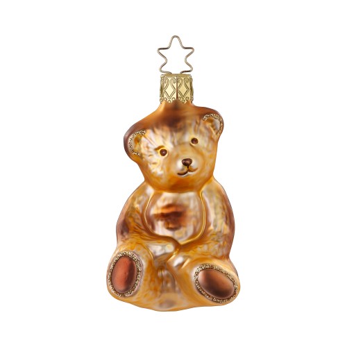 Елочная игрушка Inge Glas Мишка коричневый В9